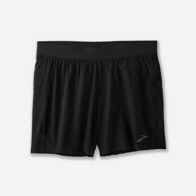 Brooks Sherpa 5 2-In-1 Mens Running Shorts - Black - Philippines (365480RFJ)